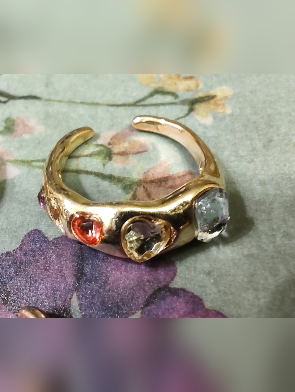 5 NWOT Mystery Metal Costume Bling Rings - Picture 15 of 17